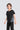 Air Supply Color Blocking Sports Tee **Charcoal Black**