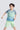 Air Supply Gradient Short Sleeve **Spectrum Blue Cyan**