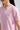 Air Supply Side Tie Short Sleeve Tee **Pink Diamond**