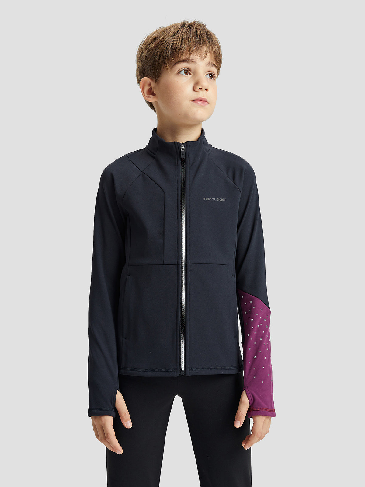 On Ice Jacket for Ice Skating **Charcoal Black**
