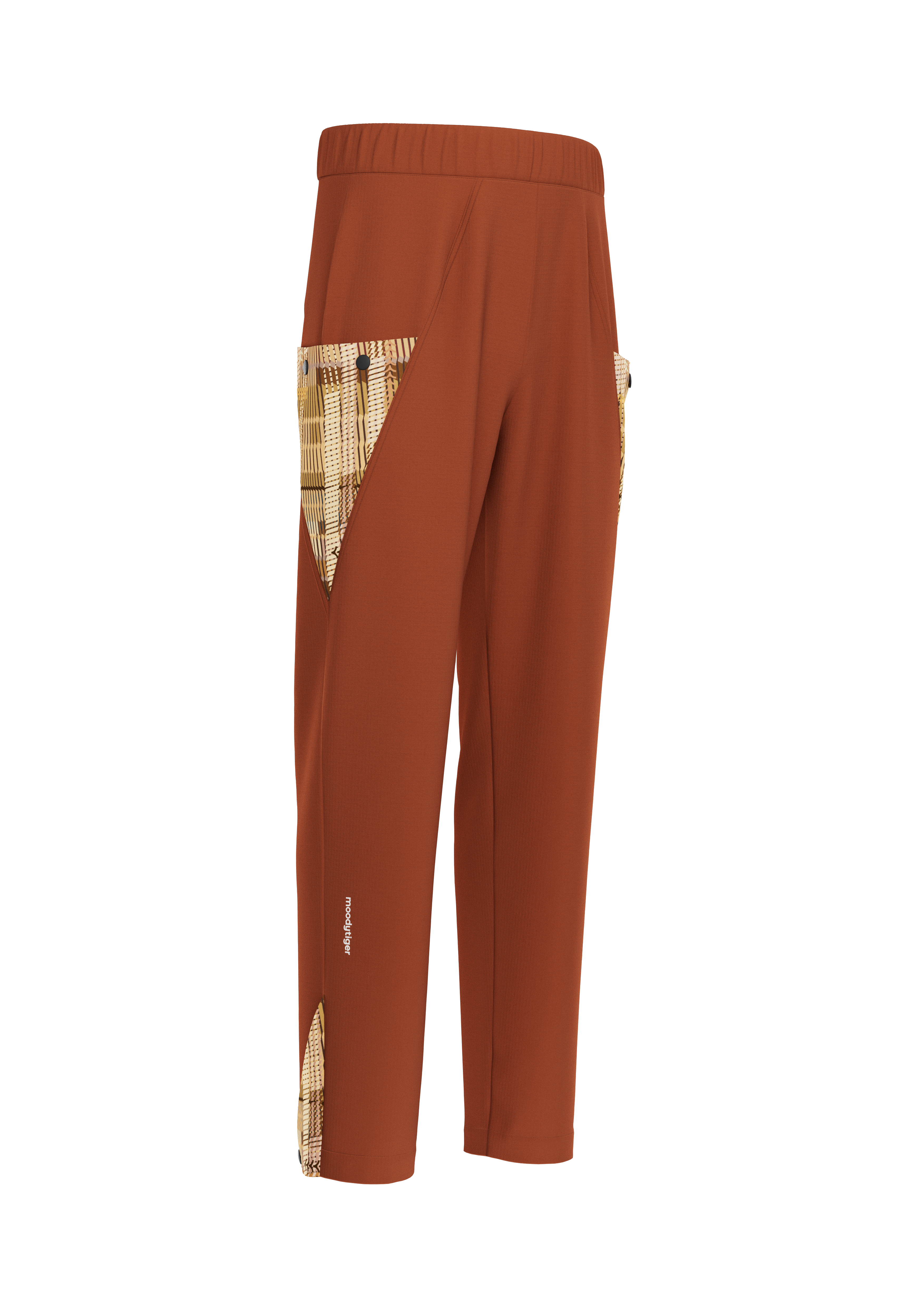 Relax Straight Colour Blocking Pants