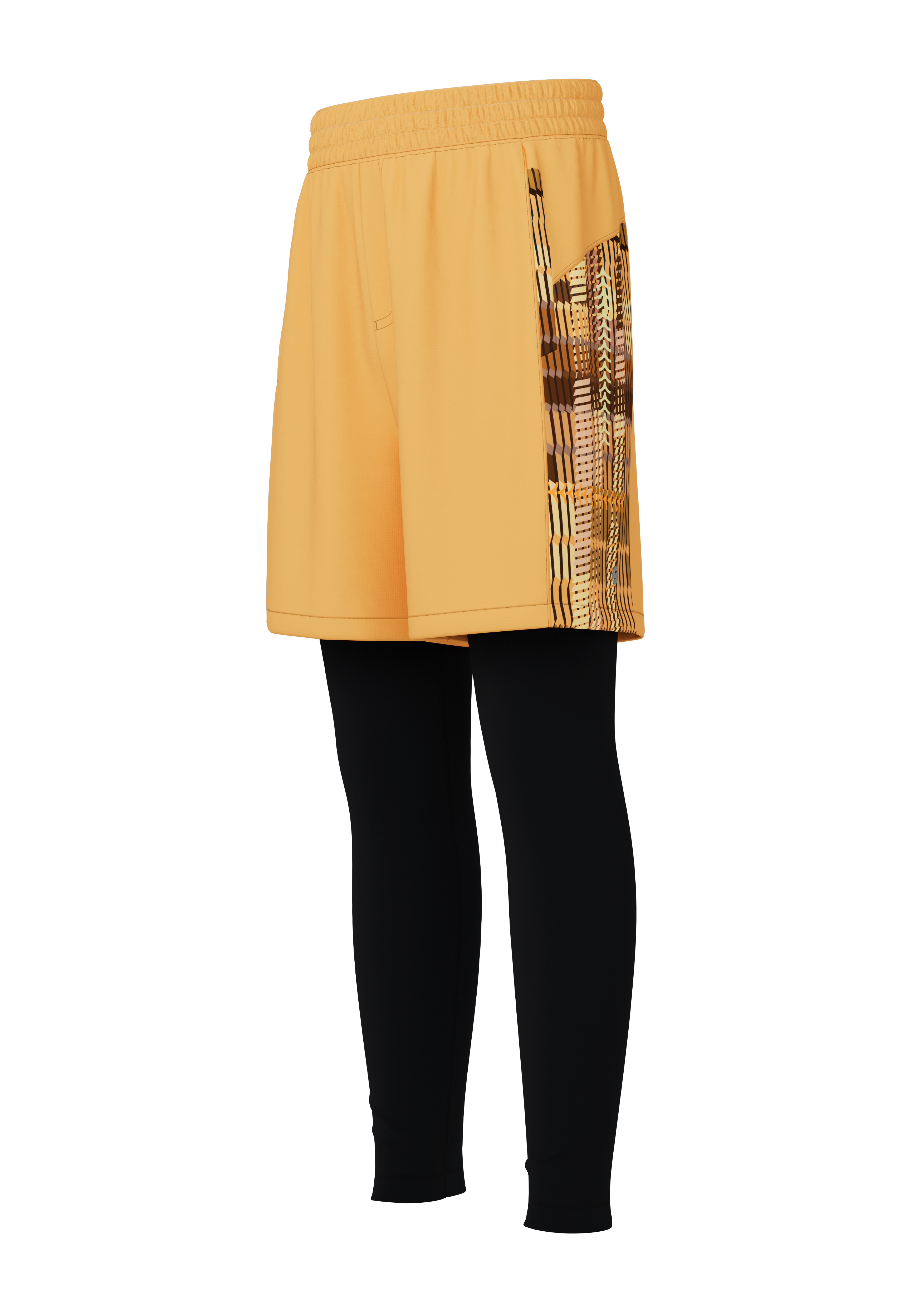 Colour Blocking 2 in 1 Pants