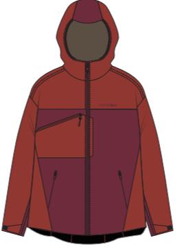 Colour Blocking Windbreaker