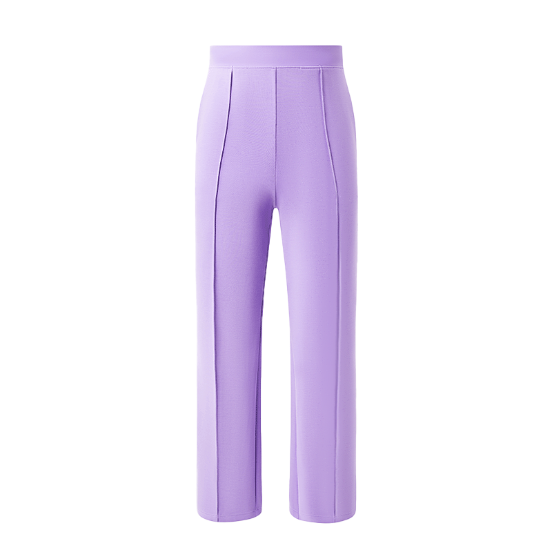 Neoprene Relax Straight Pants