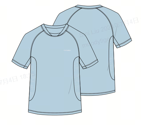 Colour Block Short Sleeve