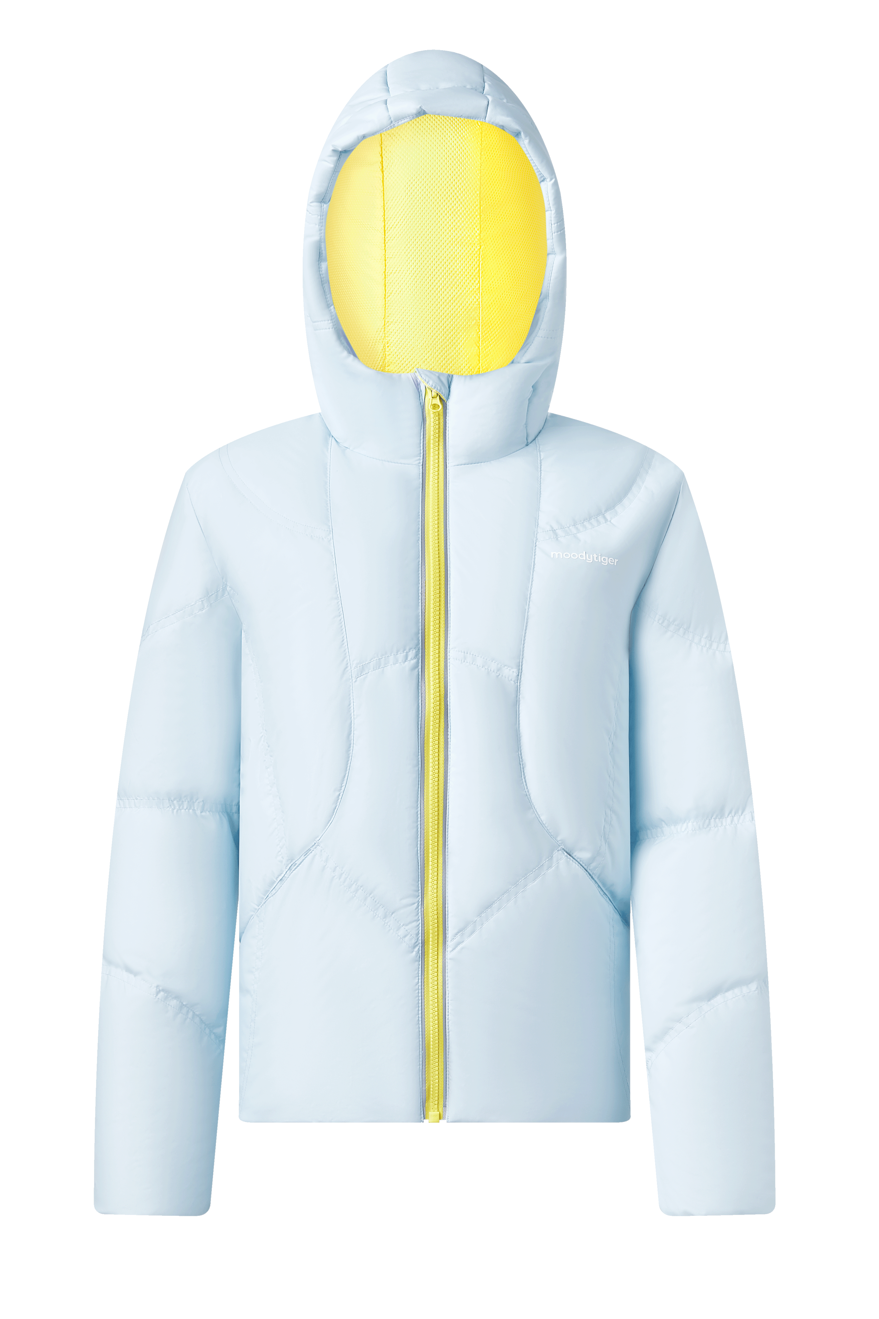 Quilted Hooded Down Jacket