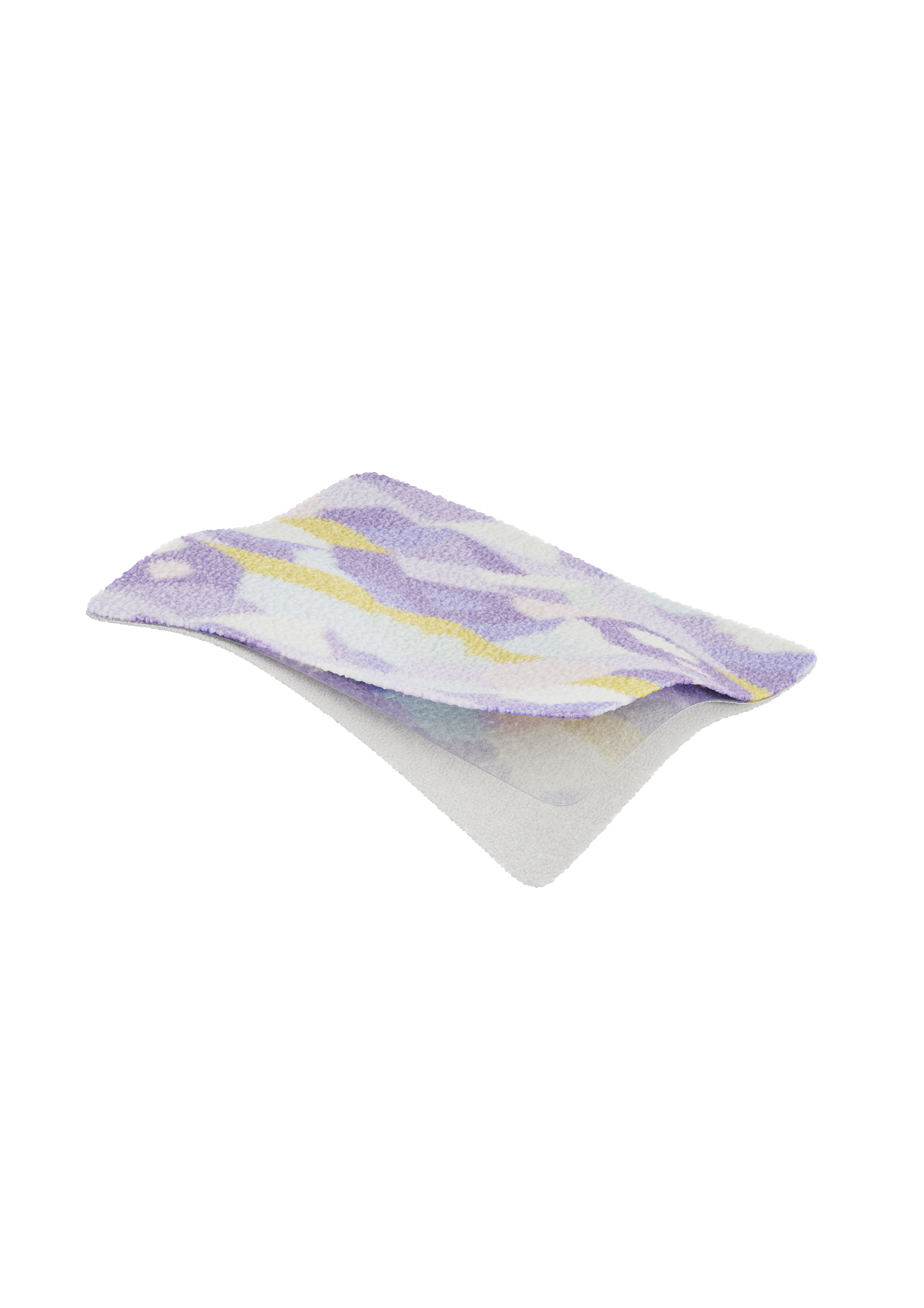 Mosaic Printed Sherpa Jacket