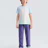 Air Supply Gradient Short Sleeve **Spectrum White Cyan**