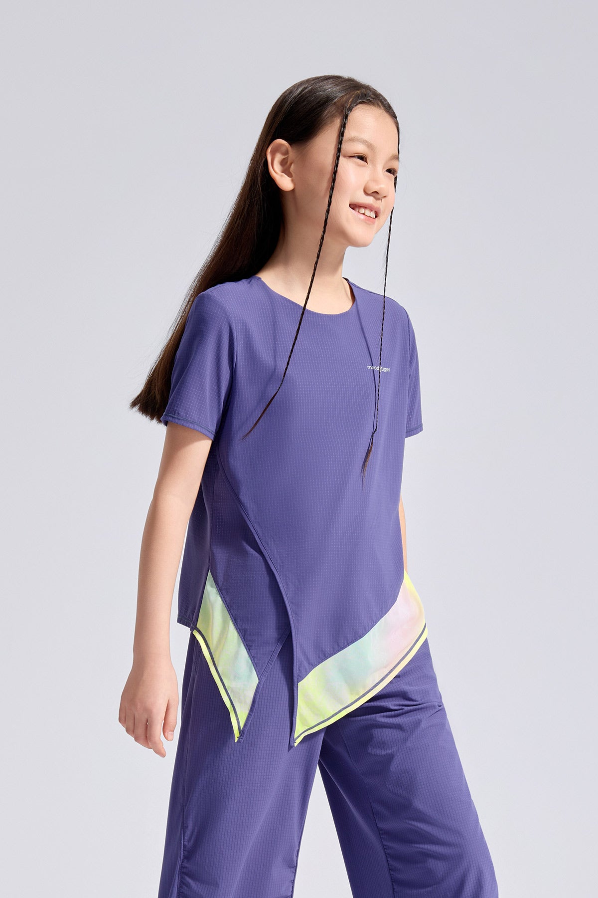 Air Supply Side Tie Short Sleeve Tee **Future Dusk**