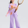 Air Supply Wide Leg Pants **Whelan Purple**