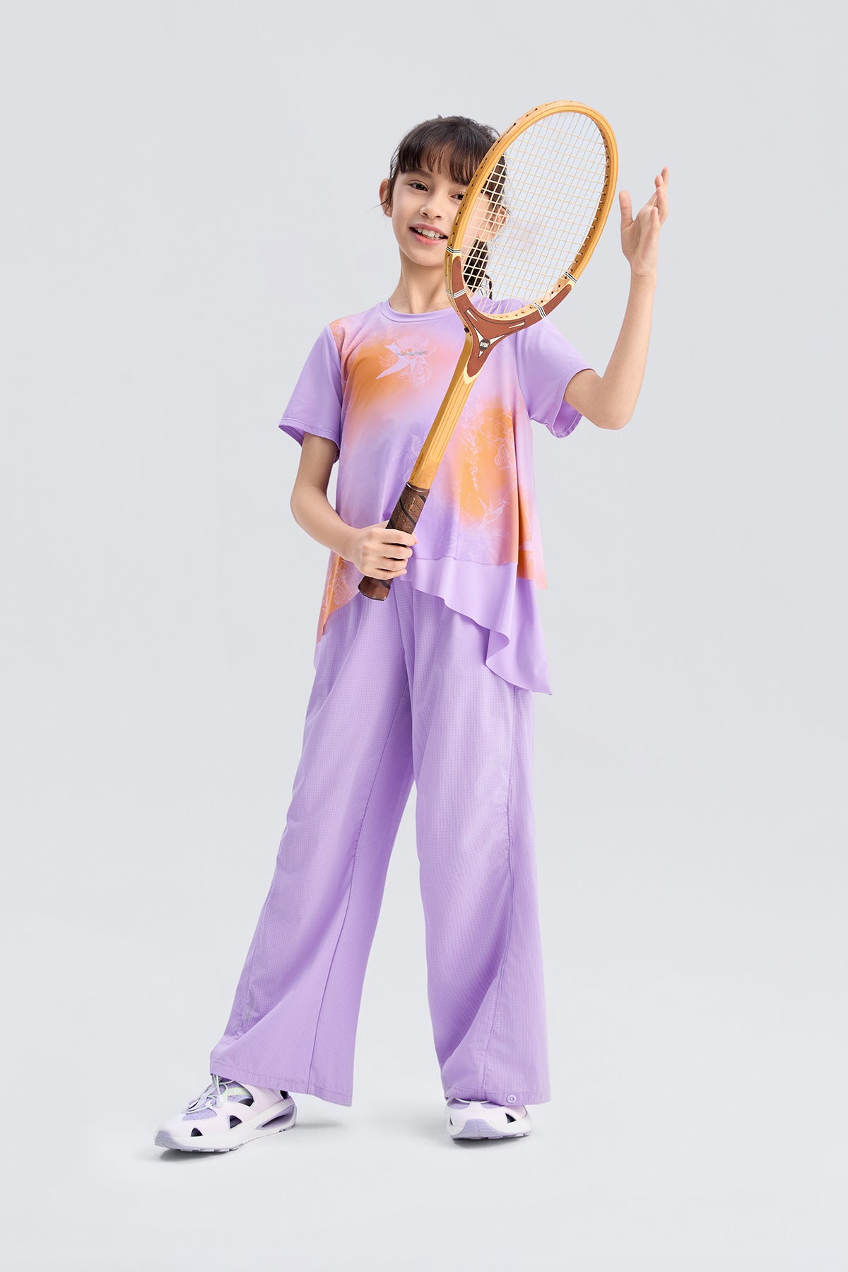 Air Supply Wide Leg Pants **Whelan Purple**