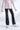 Cloudie Essential Printed Bootcut Leggings Bloom Romance Black