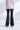 Cloudie Essential Printed Bootcut Leggings Bloom Romance Black