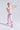 Cloudie Essential Printed Bootcut Leggings Variegated Pink
