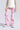 Cloudie Essential Printed Bootcut Leggings Variegated Pink