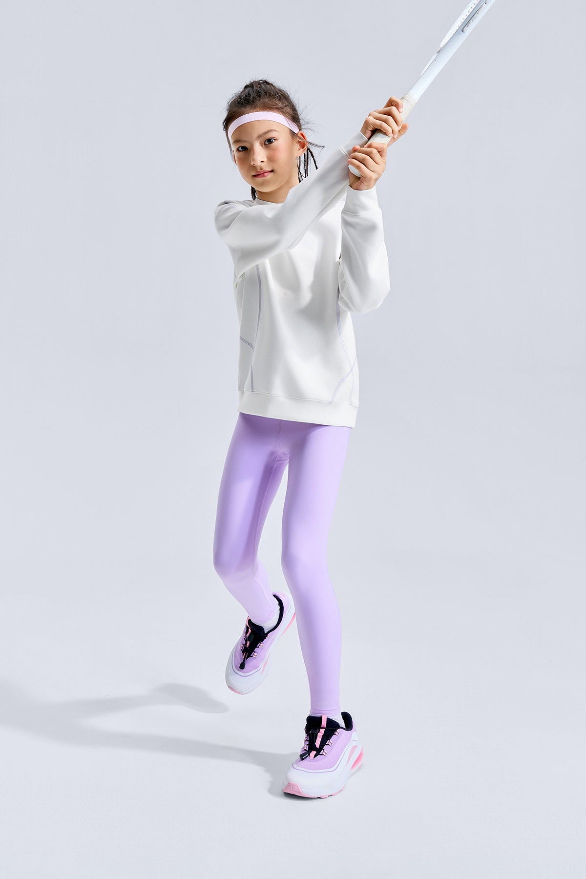 Crew Neck Fusion Sweater **Cloud Dancer**