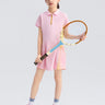 Fairy Short Sleeve Polo Dress **Pink Diamond**