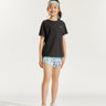Lattice Short Sleeves **Charcoal Black**