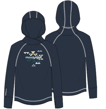 Mystery theme thermal hoodie
