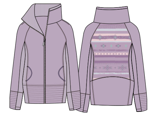 Cotton bush long jacket