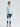 Cotton wave crewneck sweater