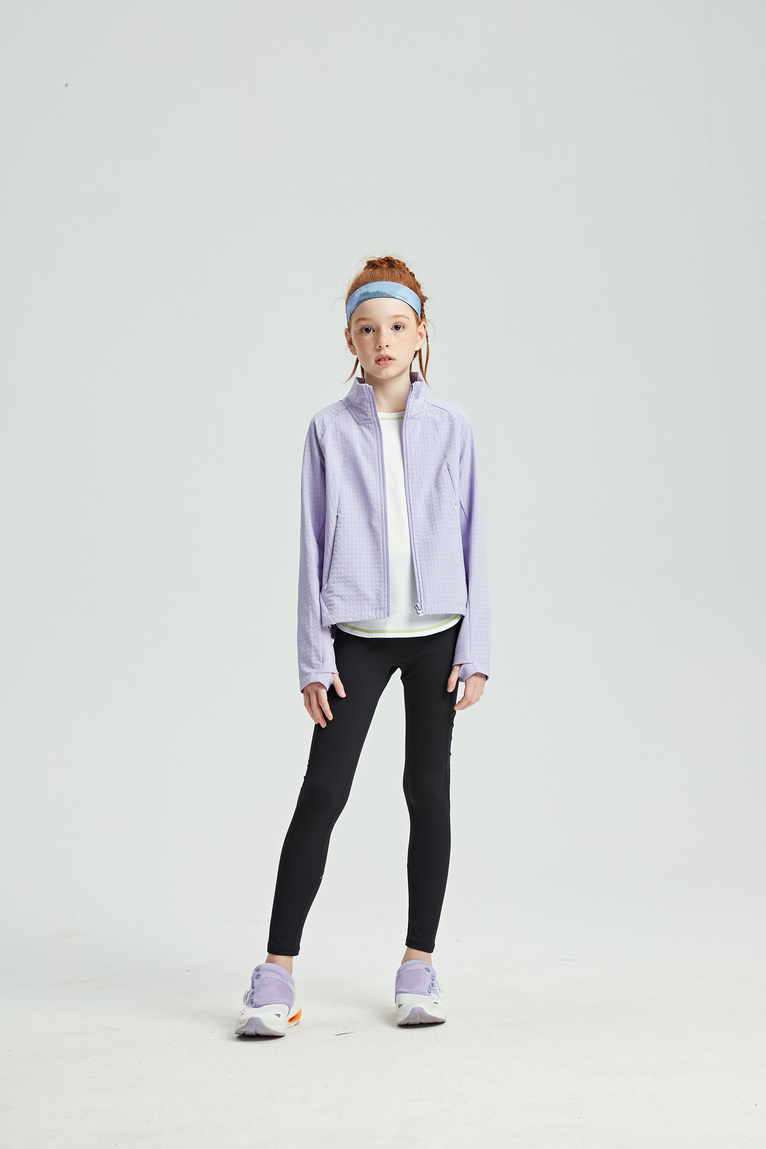 Neoprene Cropped Full Zip