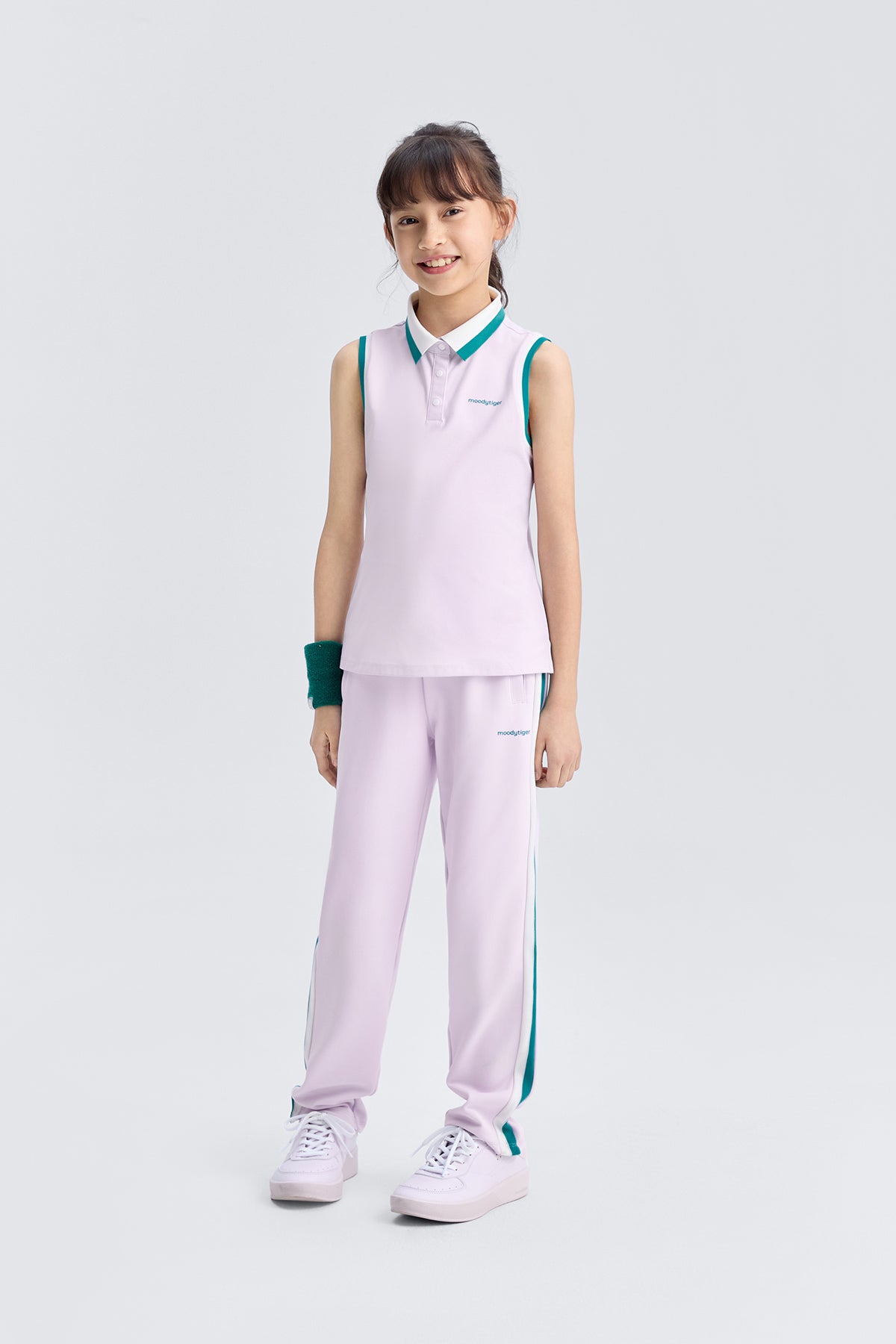 Orbit Tennis Sleeveless Polo **Wistaria**