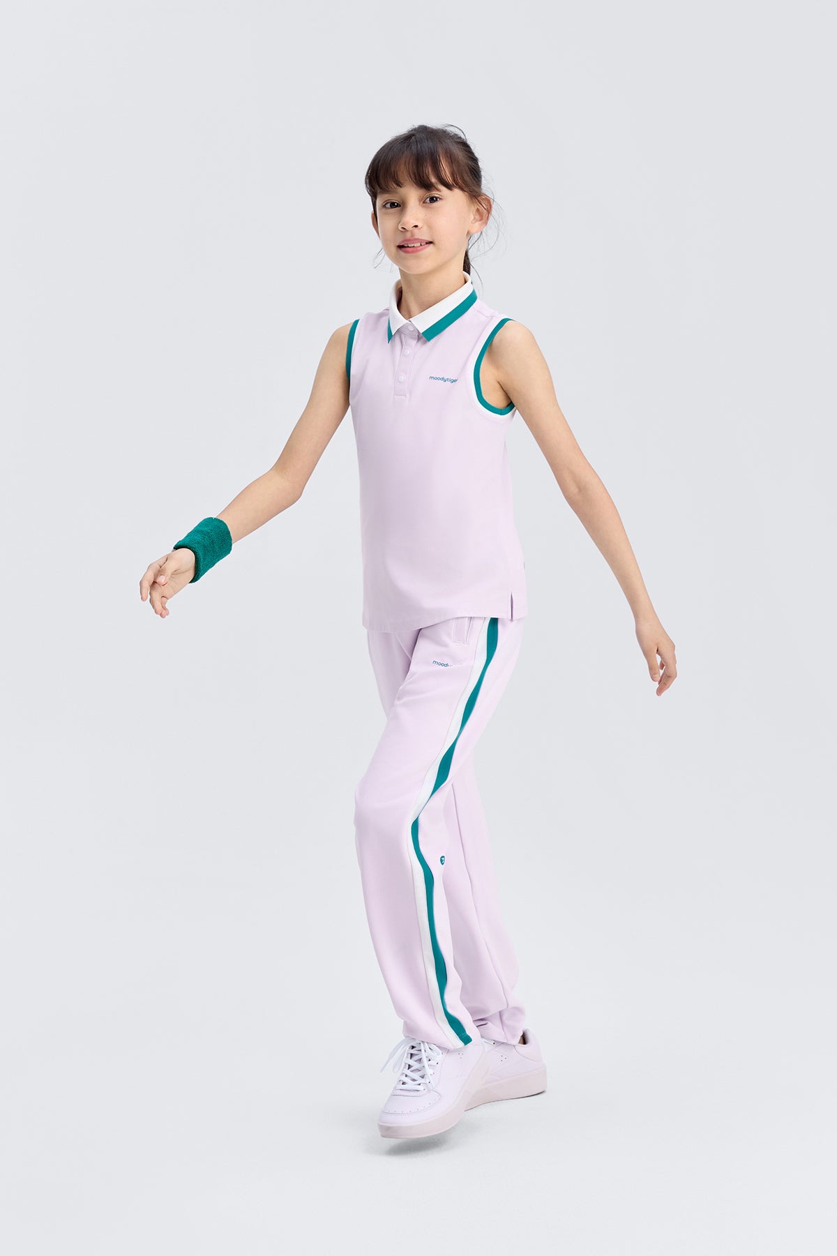 Orbit Tennis Sleeveless Polo **Wistaria**