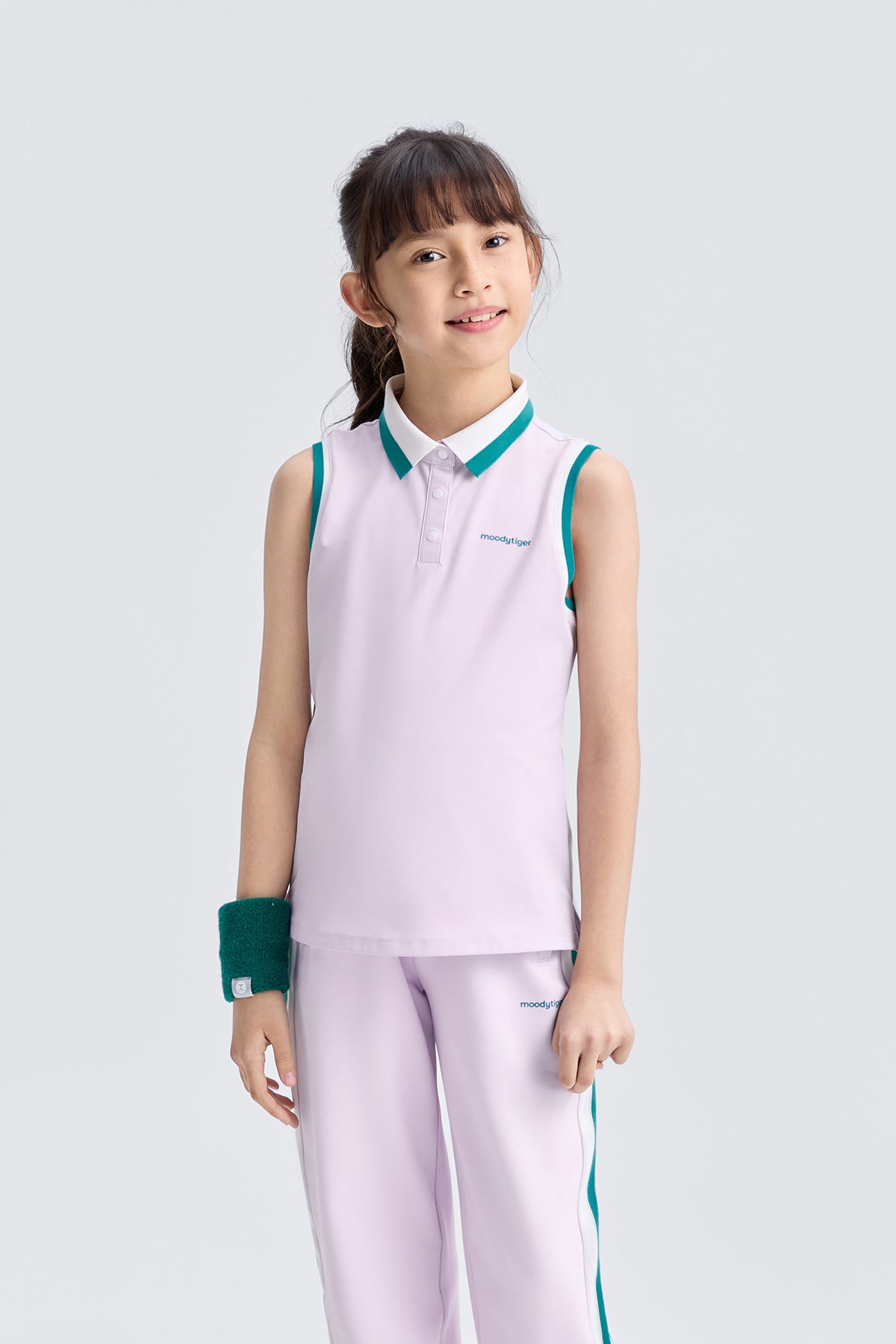 Orbit Tennis Sleeveless Polo **Wistaria**
