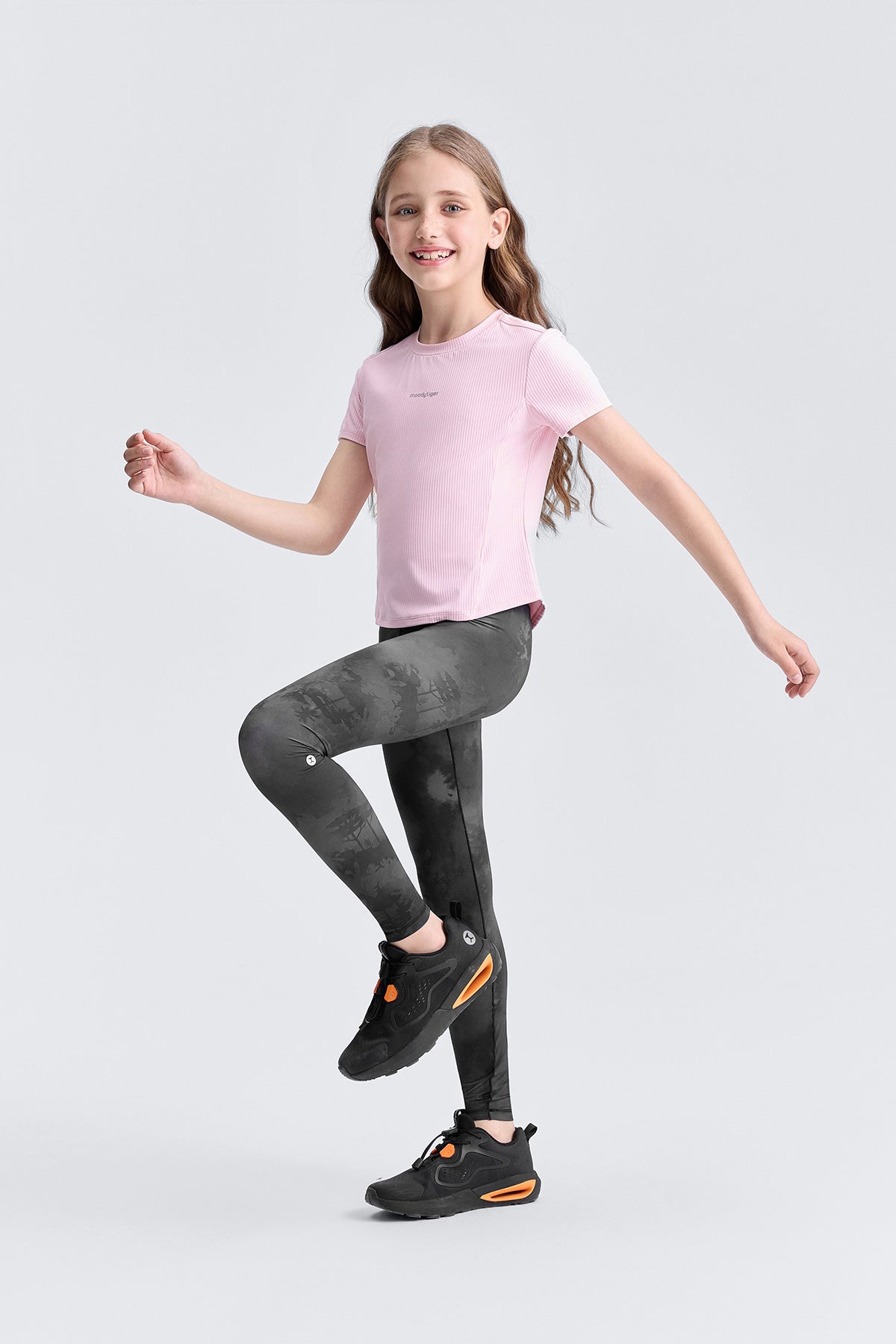 Short Sleeves Stripes Tee **Pink Diamond**