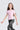 Short Sleeves Stripes Tee **Pink Diamond**